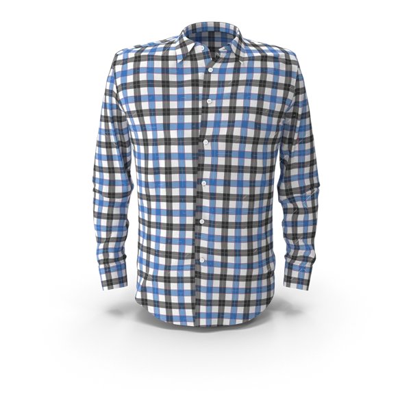 Blue & Black Check Shirt